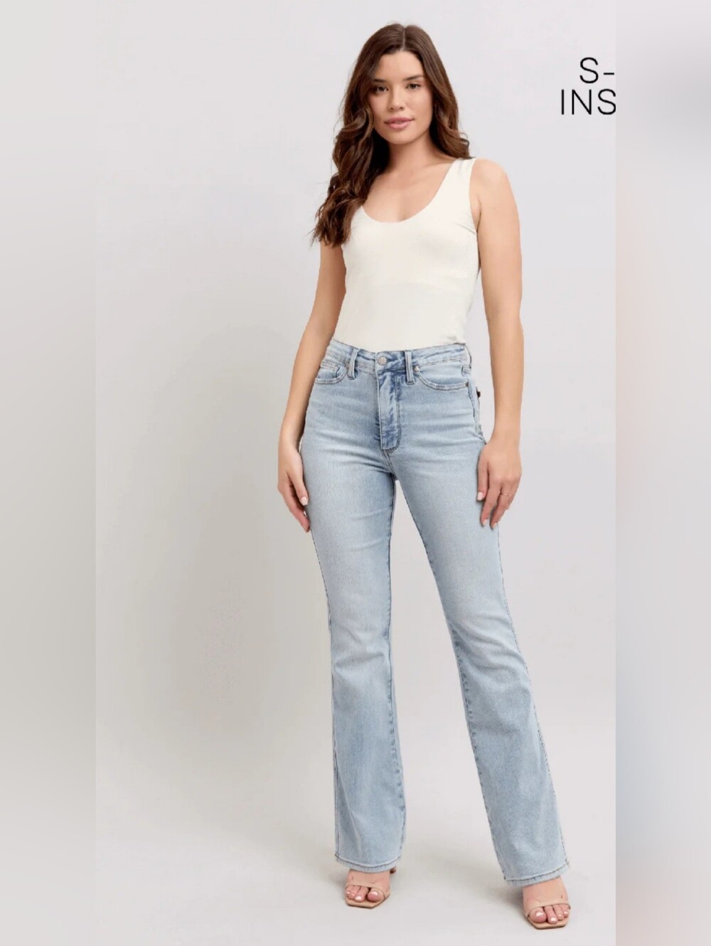 Judy Blue NWT Slim Bootcut Light Blue Wash High-Rise Jeans Size 15/32